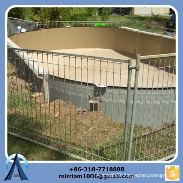 High quality hot dip galvanized used pool fence, cheap pool fence, temporary swimming pool fence